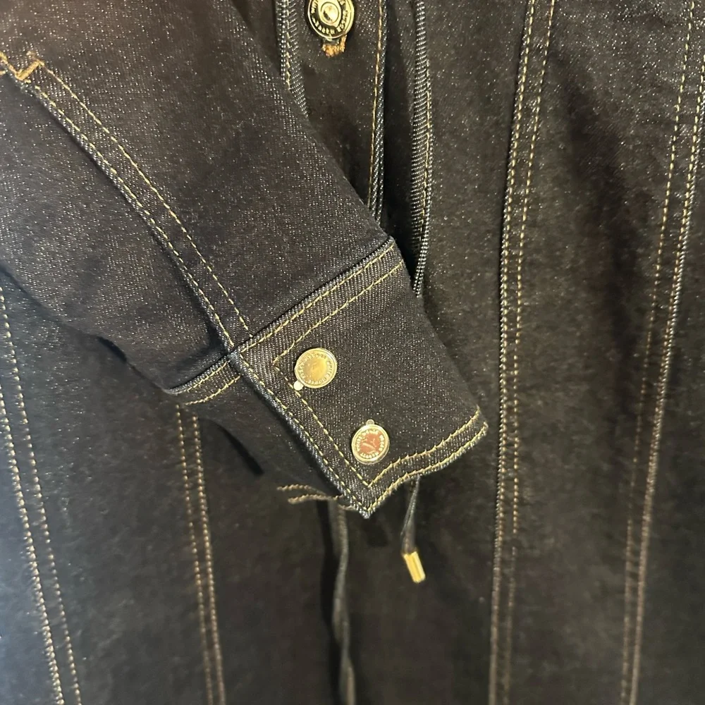 White House Black Market Dark Denim Dress - Picture 8 of 8